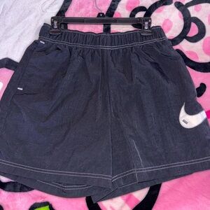 Nike Women's Black Athletic/Streetwear Shorts